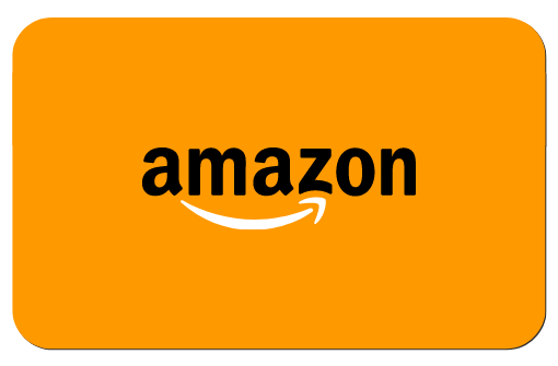 A card with an Amazon logo
